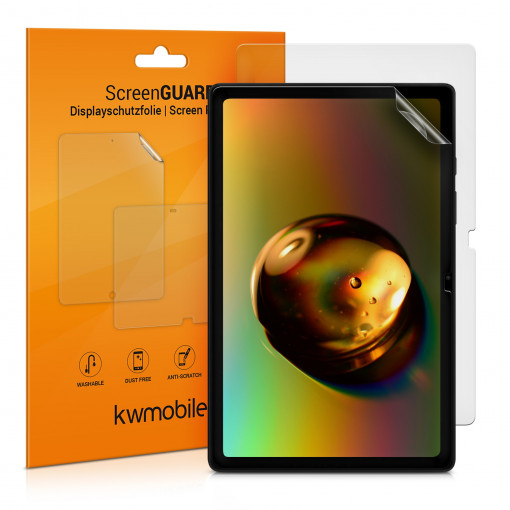 Set 2 Folii de protectie mate pentru tableta Samsung Galaxy Tab A7 10.4 (2022/2020) , Kwmobile, Transparent, Plastic, 53384.2