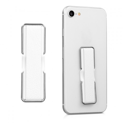 Suport universal pentru telefon, Kwmobile, Alb, Plastic, 47269.02