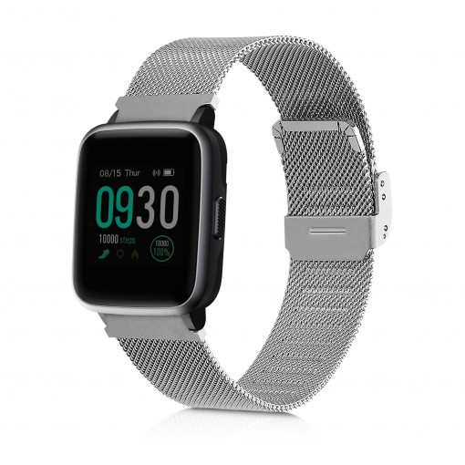 Curea pentru Willful Smartwatch/Fitnesstracker, Kwmobile, Argintiu, Otel, 58890.35