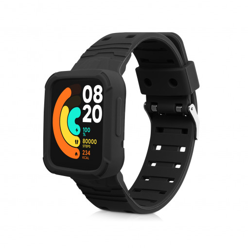 Curea pentru Xiaomi POCO Watch, Kwmobile, Negru, Silicon, 58920.01