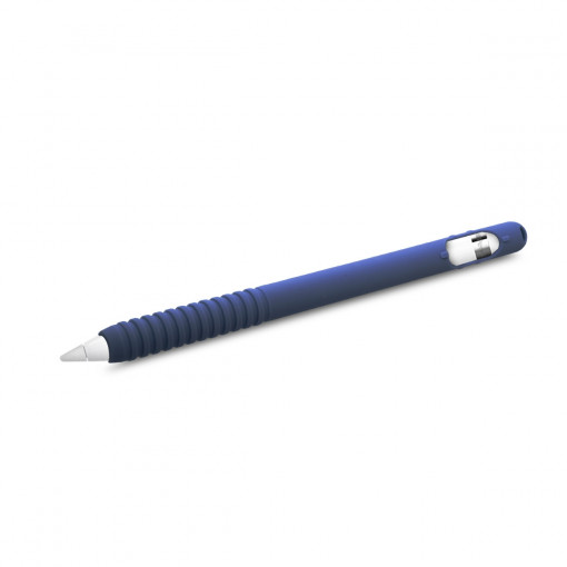 Husa de protectie pentru Apple Pencil (1. Gen), Kwmobile, Albastru, Silicon, 42271.17