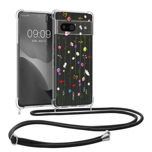 Husa Kwmobile cu jnur pentru Google Pixel 8a, Multicolor, Silicon, KWM000020KX003C