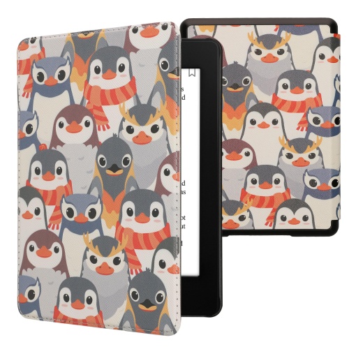 Husa Kwmobile pentru Amazon Kindle Paperwhite 11, Multicolor, Piele ecologica, KWM000017FL026C