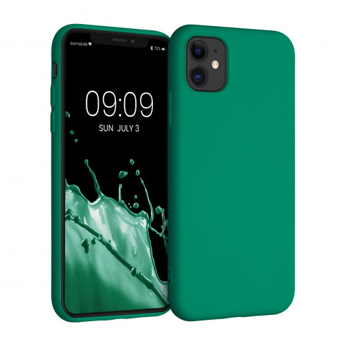 Husa Kwmobile pentru Apple iPhone 11, Silicon, Verde, 50791.142
