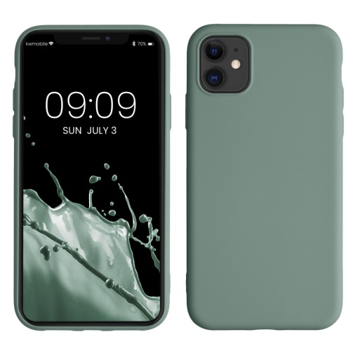Husa Kwmobile pentru Apple iPhone 11, Verde, Silicon, KWM000010SX075C