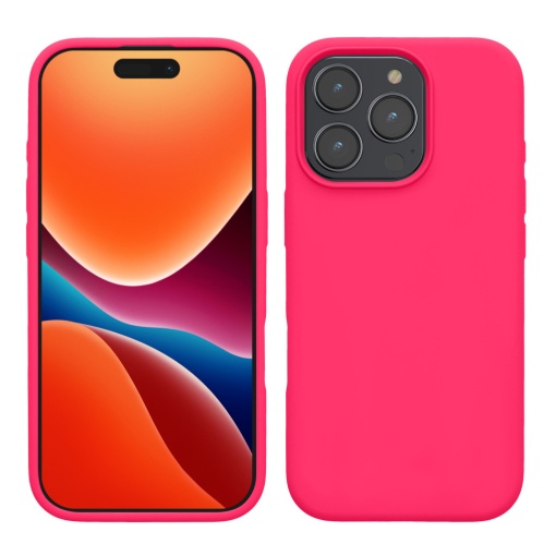 Husa Kwmobile pentru Apple iPhone 16 Pro Max, Roz, Silicon, KWM000022TX002C