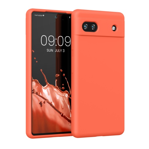 Husa Kwmobile pentru Google Pixel 6a, Roz, Silicon, KWM000015FZ059C
