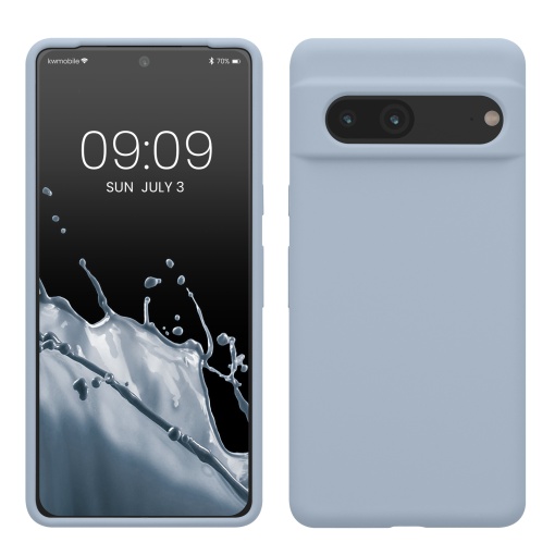 Husa Kwmobile pentru Google Pixel 7, Albastru deschis, Silicon, KWM0000171I052C
