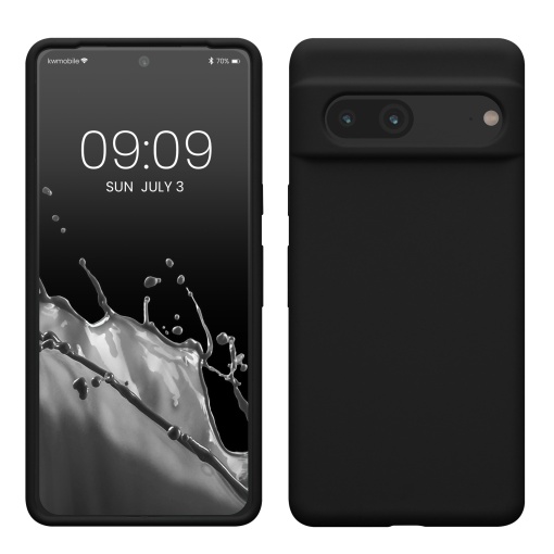 Husa Kwmobile pentru Google Pixel 7, Gri inchis, Silicon, KWM0000171I035C - Img 1