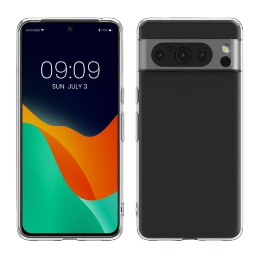 Husa Kwmobile pentru Google Pixel 8 Pro, Transparent, Silicon, 61862.03