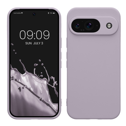 Husa Kwmobile pentru Google Pixel 9, Albastru, Silicon, KWM000020PG016C