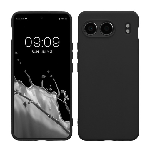Husa Kwmobile pentru OnePlus Nord 4, Negru, Silicon, KWM000022VI001C
