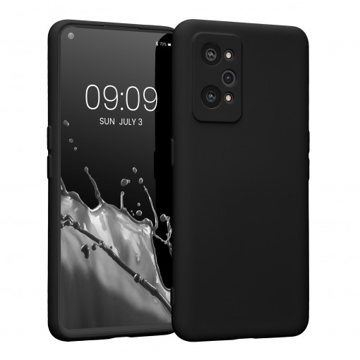 Husa Kwmobile pentru Realme GT Neo 3T, Silicon, Negru, 59246.01