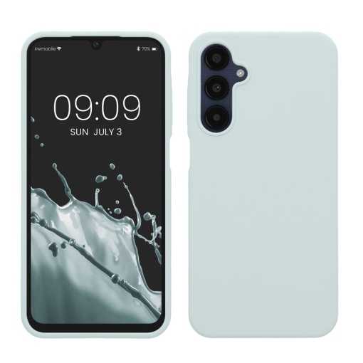 Husa Kwmobile pentru Samsung Galaxy A25, Verde deschis, Silicon, KWM000021MV015C