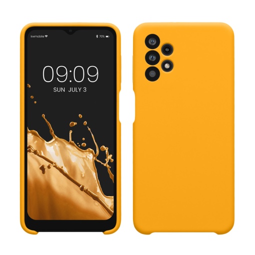 Husa Kwmobile pentru Samsung Galaxy A32 5G, Galben, Silicon, KWM000012IW055C