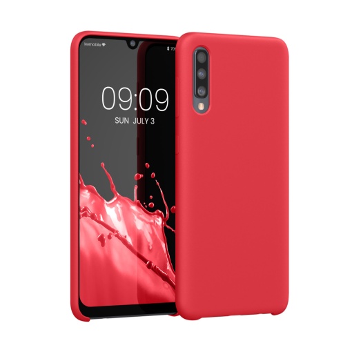 Husa Kwmobile pentru Samsung Galaxy A50, Rosu, Silicon, 48715.238