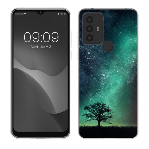 Husa Kwmobile pentru TCL 30 E, Multicolor, Silicon, 61586.01