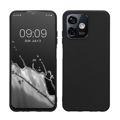 Husa Kwmobile pentru Ulefone Note 16 Pro, Negru, Silicon, 61724.47