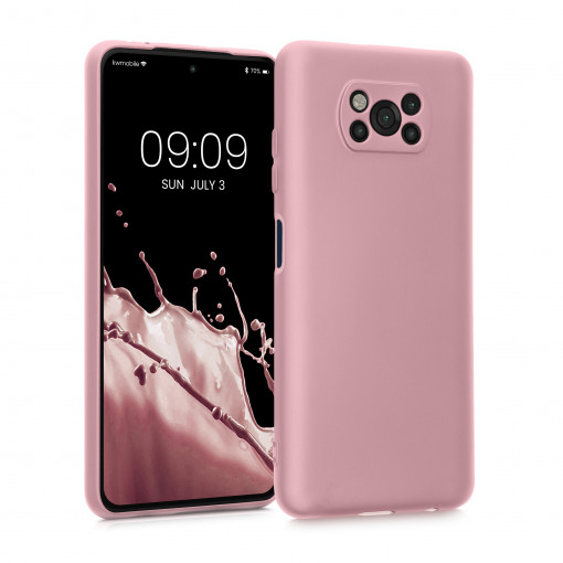 Husa Kwmobile pentru Xiaomi Poco X3 NFC/Poco X3 Pro, Silicon, Roz, 56046.193
