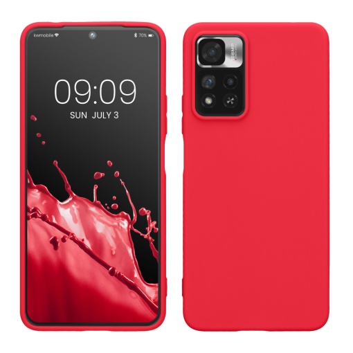 Husa Kwmobile pentru Xiaomi Redmi Note 11 Pro Plus 5G/Note 11 Pro Plus 5G, Roz, Silicon, KWM000015PY014C