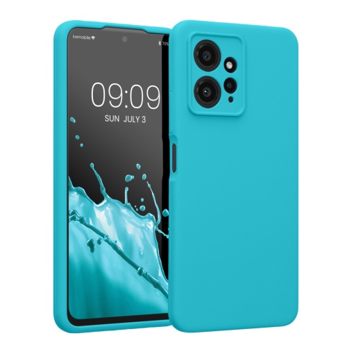 Husa Kwmobile pentru Xiaomi Redmi Note 12, Albastru deschis, Silicon, KWM000018UL020C