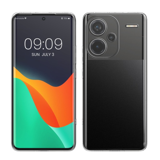 Husa Kwmobile pentru Xiaomi Redmi Note 13 Pro Plus 5G, Transparent, Silicon, KWM000020MR001C