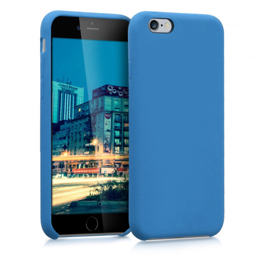 Husa pentru Apple iPhone 6 / iPhone 6s, Silicon, Albastru, 40223.04