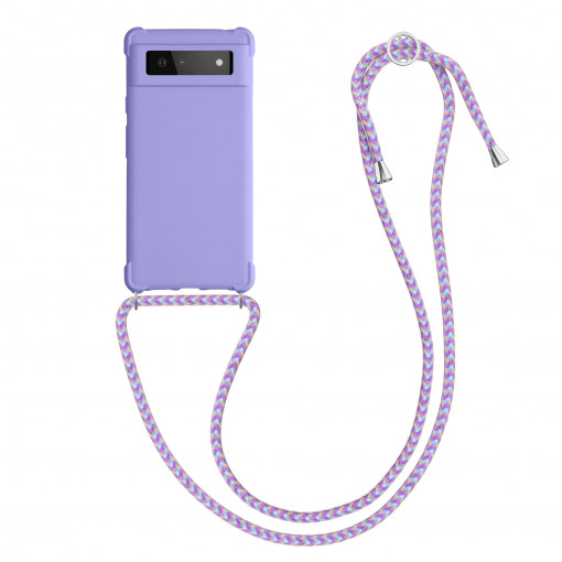 Husa pentru Google Pixel 6, Silicon, Mov, 55916.108, kwmobile