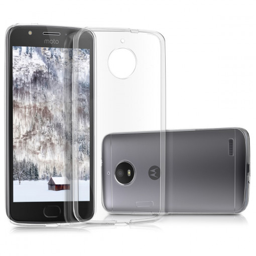 Husa pentru Motorola Moto E4, Silicon, Transparent, 42350.03