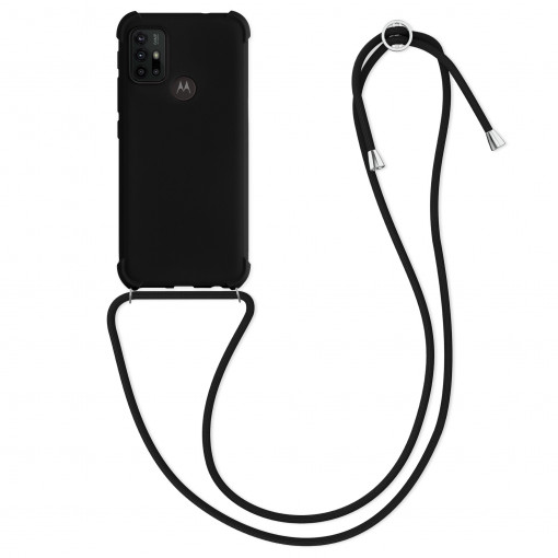 Husa pentru Motorola Moto G30 / Moto G20 / Moto G10, Silicon, Negru, 55681.01