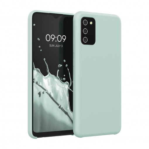 Husa pentru Samsung Galaxy A02s, Silicon, Verde, 55415.200