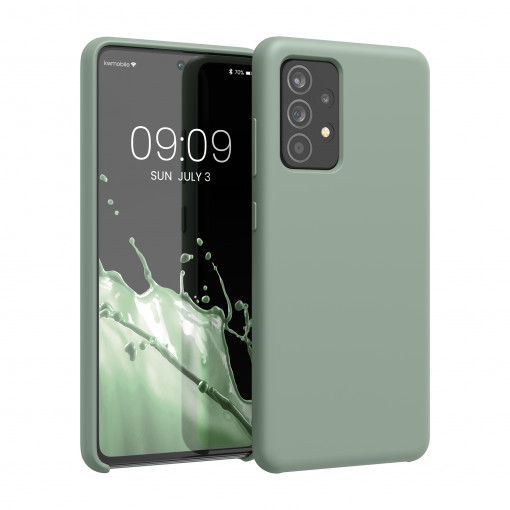 Husa pentru Samsung Galaxy A52 / Galaxy A52 5G / Galaxy A52s 5G, Silicon, Verde, 54347.172, kwmobile