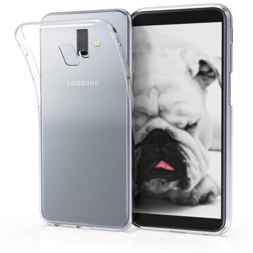 Husa pentru Samsung Galaxy J6 Plus, Silicon, Transparent, 46440.03