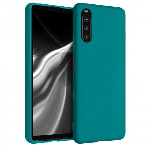 Husa pentru Sony Xperia 10 III, Silicon, Verde, 54754.57