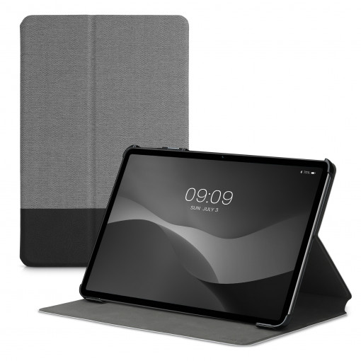 Husa pentru tableta Huawei Matepad 11, Kwmobile, Gri/Negru, Textil, 55708.22