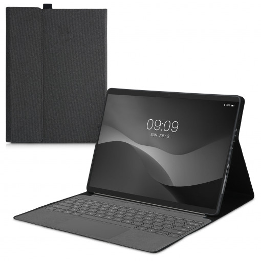 Husa pentru tableta Microsoft Surface Pro 8 13'', Kwmobile, Gri, Textil, 56479.19