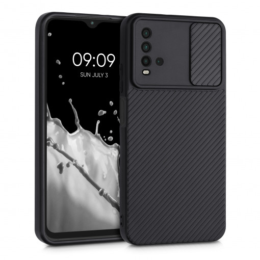 Husa pentru Xiaomi Redmi 9T, Silicon, Negru, 56362.01, kwmobile