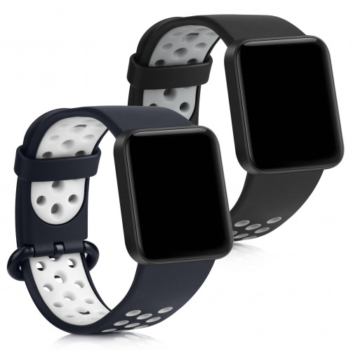 Set 2 Curele pentru Xiaomi Mi Watch Lite / Redmi Watch, kwmobile, Silicon, Multicolor, 54831.03
