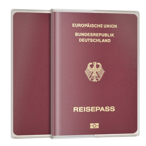 Set 5 Huse de protectie pentru pasaport, Kwmobile, Transparent, Plastic, 41963.22