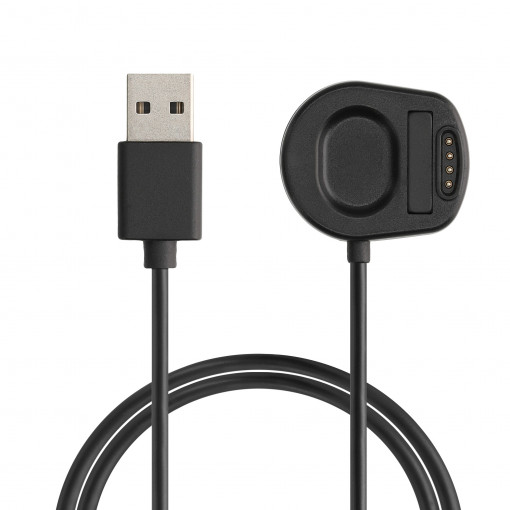 Cablu de incarcare USB pentru Suunto 7, Kwmobile, Negru, Plastic, 58458.01