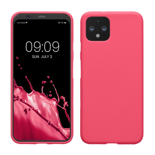 Husa Kwmobile pentru Google Pixel 4, Roz, Silicon, KWM000010ON015C
