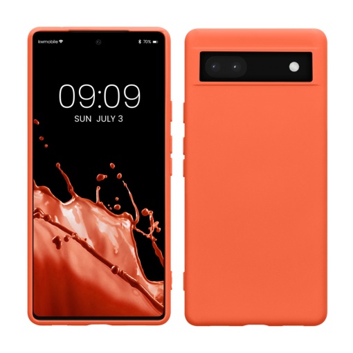 Husa Kwmobile pentru Google Pixel 6a, Roz, Silicon, KWM000015OO025C