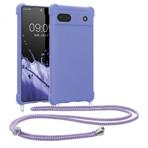 Husa Kwmobile pentru Google Pixel 6a, Silicon, Albastru, 58567.108