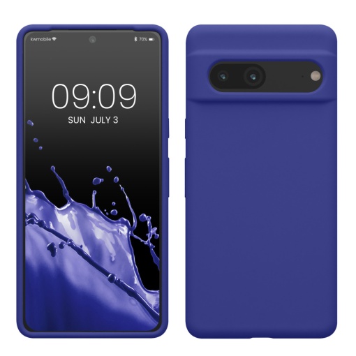 Husa Kwmobile pentru Google Pixel 7, Albastru, Silicon, KWM0000171I054C