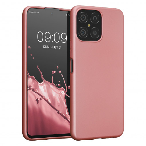 Husa Kwmobile pentru Honor X8, Silicon, Rose Gold, 59329.31