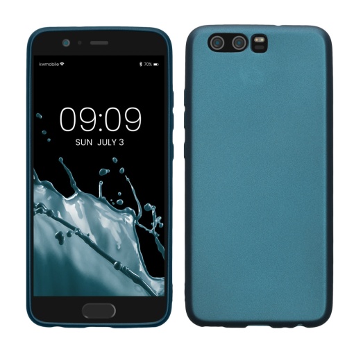 Husa Kwmobile pentru Huawei P10, Albastru, Silicon, KWM000008AE004C
