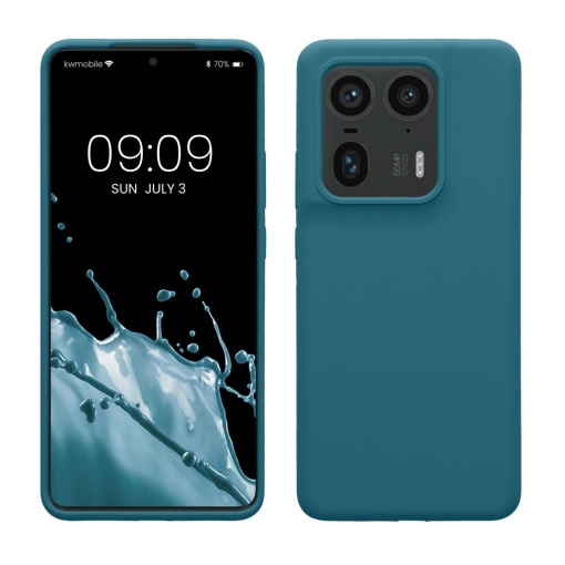 Husa Kwmobile pentru Motorola Edge 50 Ultra, Albastru, Silicon, KWM000022SX003C