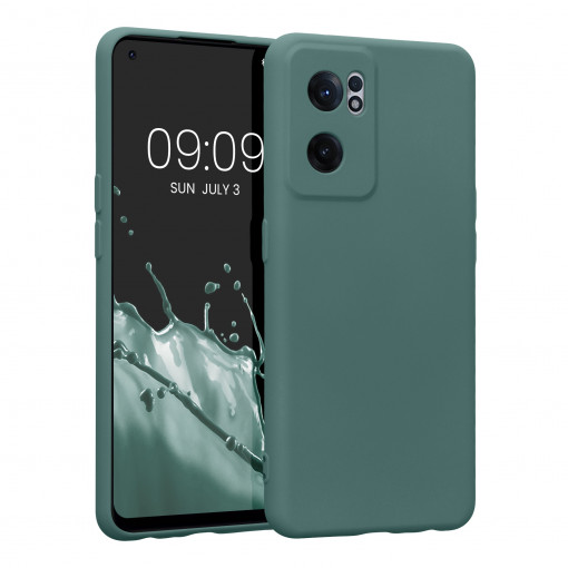 Husa Kwmobile pentru OnePlus Nord CE 2 5G, Silicon, Verde, 58117.166