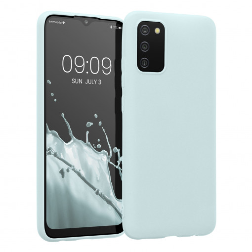 Husa Kwmobile pentru Samsung Galaxy A02s, Silicon, Verde, 54045.200