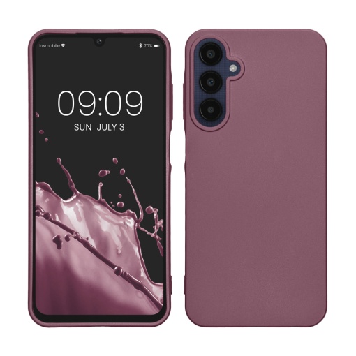 Husa Kwmobile pentru Samsung Galaxy A25, Albastru, Silicon, KWM000021MZ011C